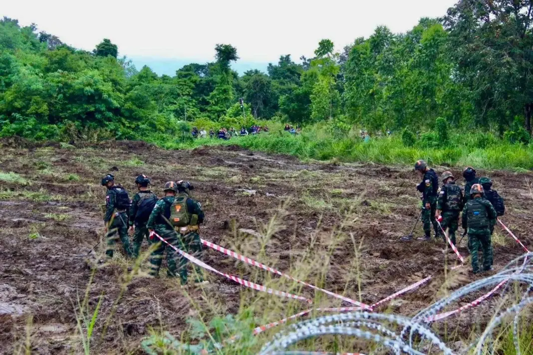 Anti-Tank Mine Discovered in Sa Kaeo Border Area