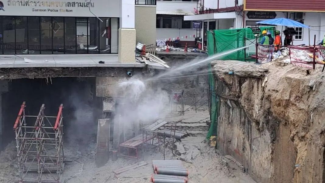 Bangkok’s Iconic Police Station Faces Demolition After Sinkhole Disaster Bangkok’s Iconic Police Station Faces Demolition After Sinkhole Disaster