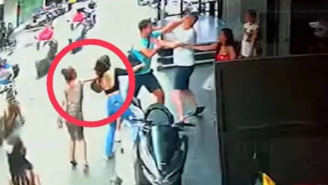 Brazen Pattaya Thieves Snatch Woman’s Bag as She Tries to Save Boyfriend