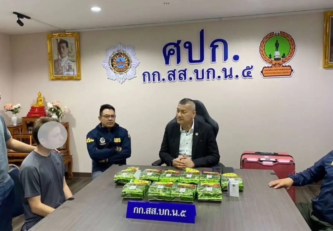 British Tourist Held in Bangkok After Police Find 9kg of Crystal Meth