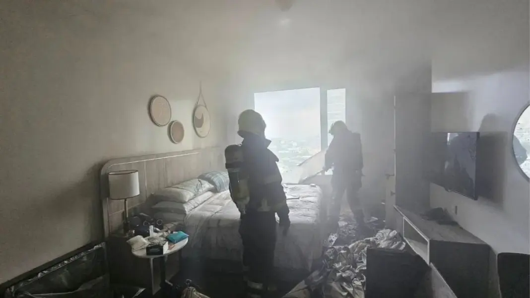 Fire Contained at Bangkok High-Rise Hotel, No Injuries Reported