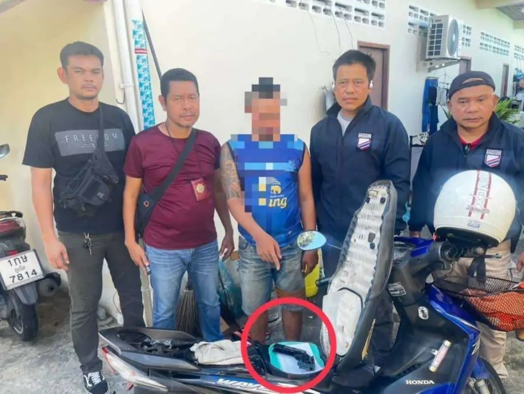 Phuket biker threatens taxi driver with toy gun in tunnel drama