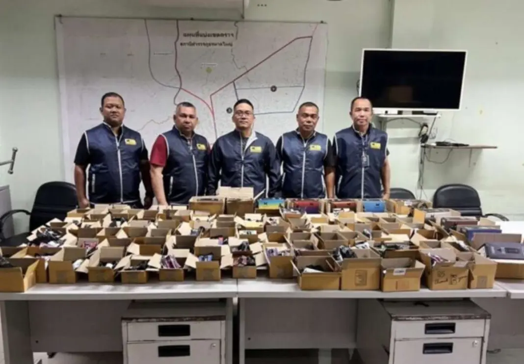 Smuggled Cigarettes Worth 5 Million Baht Seized in Dramatic Thai Raid